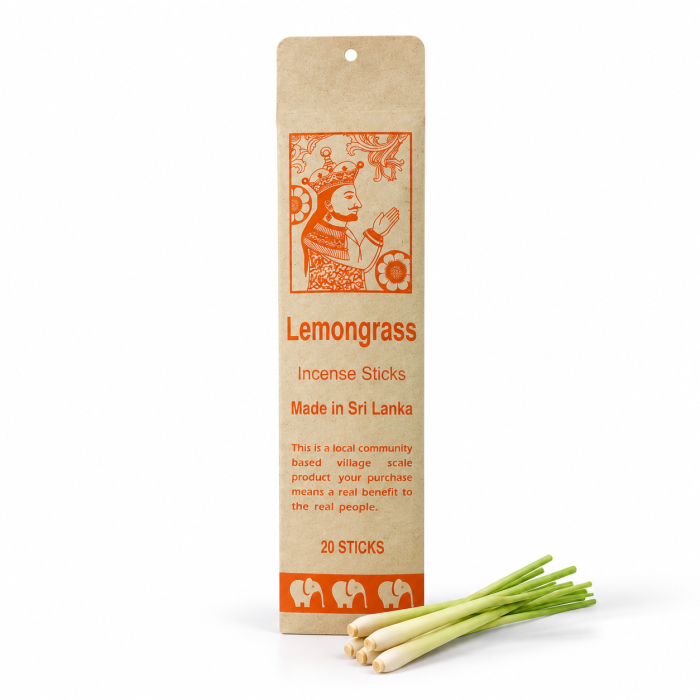 Kadzidła LEMON GRASS trawa cytrynowa ze Sri Lanki 20 sztuk