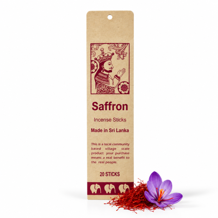 Naturalne kadzidła szafranowe SAFFRON Sri Lanka