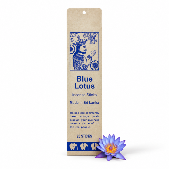 Kadzidła BLUE LOTUS niebieski lotos ze Sri Lanki 20 sztuk
