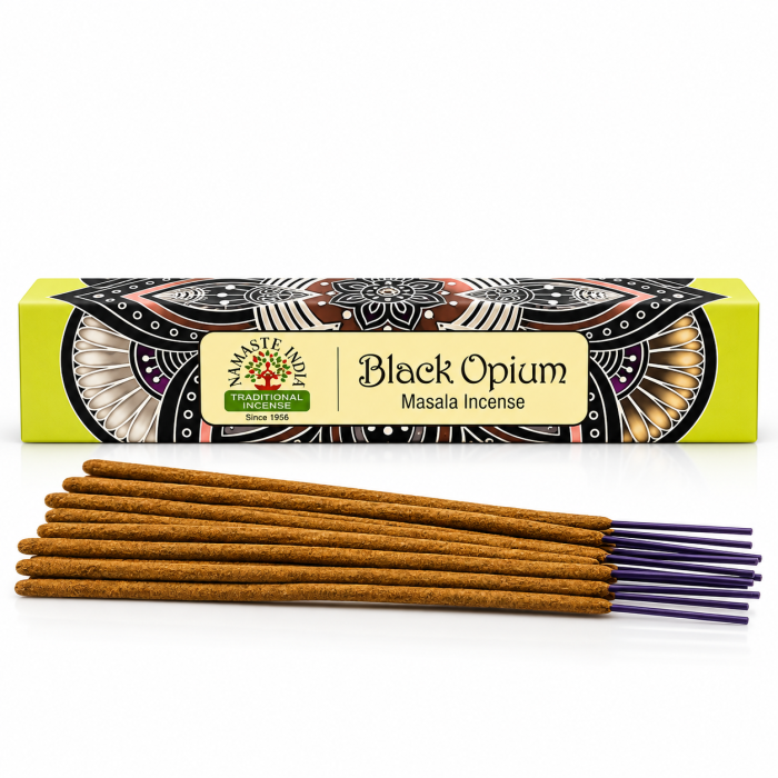 Kadzidła Masala Namaste Mandala Black Opium