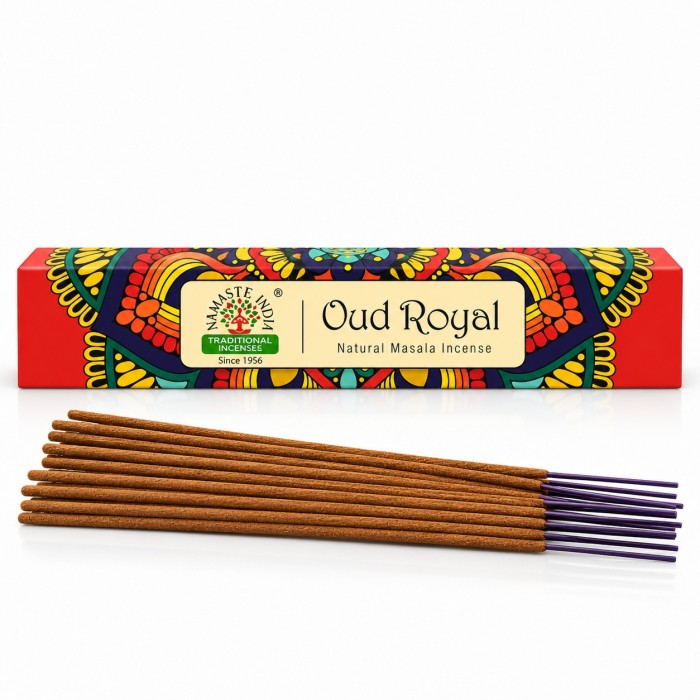 Kadzidełka Masala Namaste Mandala Oud Royal – Królewski Oud 15 g