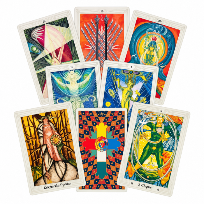 Tarot Thota – kolorowe karty z rozbudowaną symboliką ezoteryczną