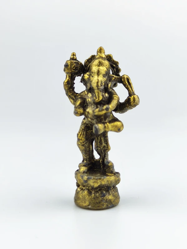 Figurka Bogów hinduskich XS TINY HINDU GODS  GANESHA, GANESH  talizman  WZÓR 4.webp